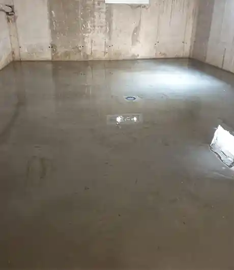 Obra de hormigón pulido